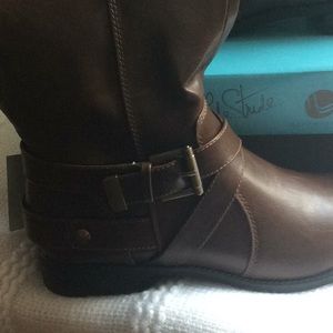 Life stride wide cafe tall boots